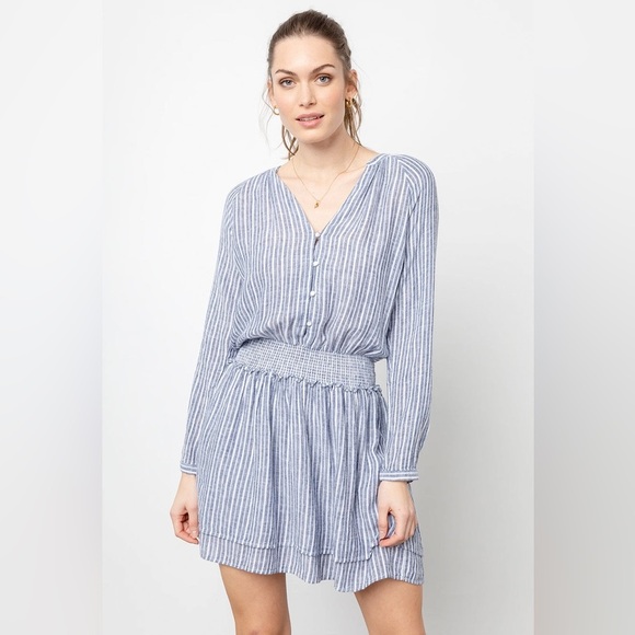 Rails Dresses & Skirts - Rails Jasmine Linen Dress in Tibet Stripe small